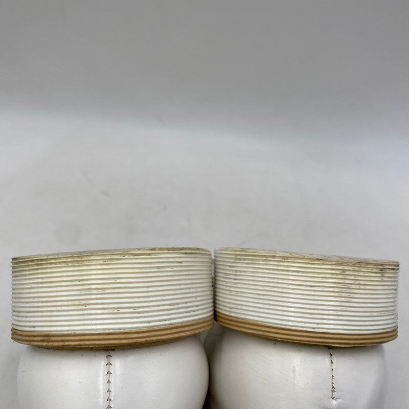【中古品】【メンズ】 GEORGE COX ジョージコックス × HALLUCI ハルシ TASSEL LOAFERS タッセルローファー シューズ 靴 164-260511-as-09-izu カラー：ホワイト 万代Net店