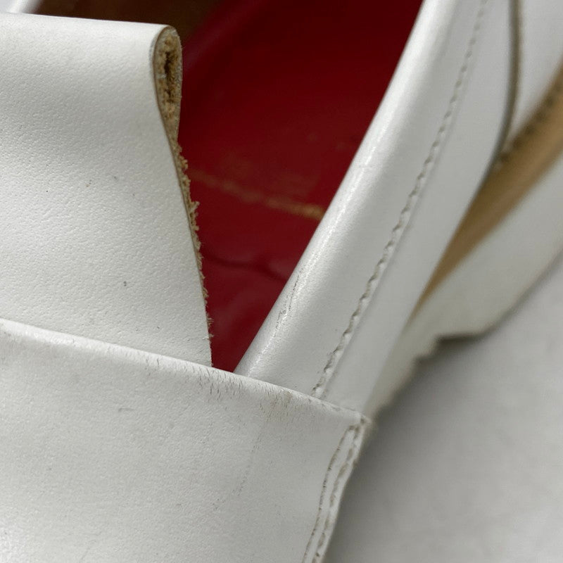 【中古品】【メンズ】 GEORGE COX ジョージコックス × HALLUCI ハルシ TASSEL LOAFERS タッセルローファー シューズ 靴 164-260511-as-09-izu カラー：ホワイト 万代Net店