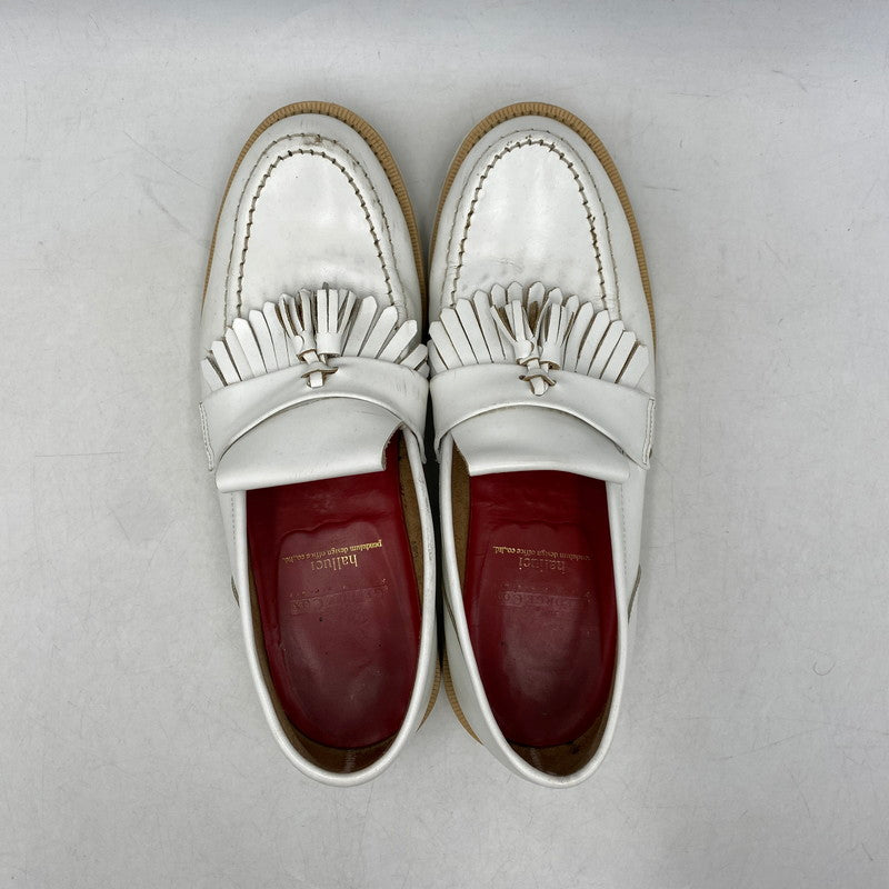 【中古品】【メンズ】 GEORGE COX ジョージコックス × HALLUCI ハルシ TASSEL LOAFERS タッセルローファー シューズ 靴 164-260511-as-09-izu カラー：ホワイト 万代Net店