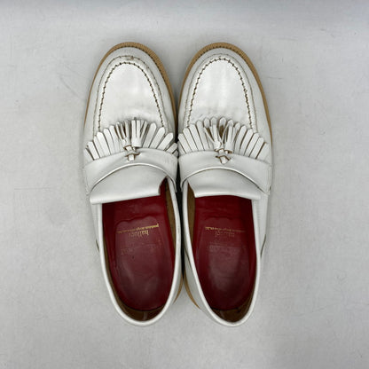【中古品】【メンズ】 GEORGE COX ジョージコックス × HALLUCI ハルシ TASSEL LOAFERS タッセルローファー シューズ 靴 164-260511-as-09-izu カラー：ホワイト 万代Net店