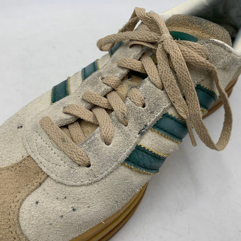 【中古品】【メンズ】 ADIDAS アディダス ID7056 WOMEN'S GAZELLE ウィメンズ ガゼル スニーカー シューズ 靴 162-260521-ya-04-izu サイズ：26.5cm カラー：White / Collegiate Green / Magic Beige 万代Net店