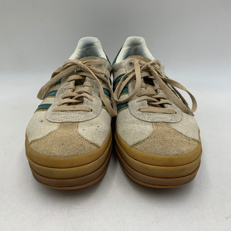 【中古品】【メンズ】 ADIDAS アディダス ID7056 WOMEN'S GAZELLE ウィメンズ ガゼル スニーカー シューズ 靴 162-260521-ya-04-izu サイズ：26.5cm カラー：White / Collegiate Green / Magic Beige 万代Net店