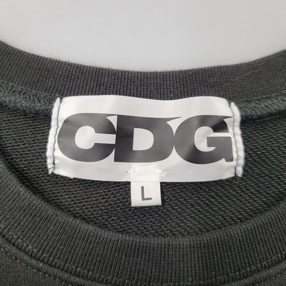 【中古品】【メンズ】 COMME des GARCONS コムデギャルソン CDG CREW NECK SWEATSHIRTS SZ-T002 AD2023 クルーネック スウェットシャツ トレーナー 長袖 トップス 140-260509-as-18-izu サイズ：L カラー：ブラック 万代Net店