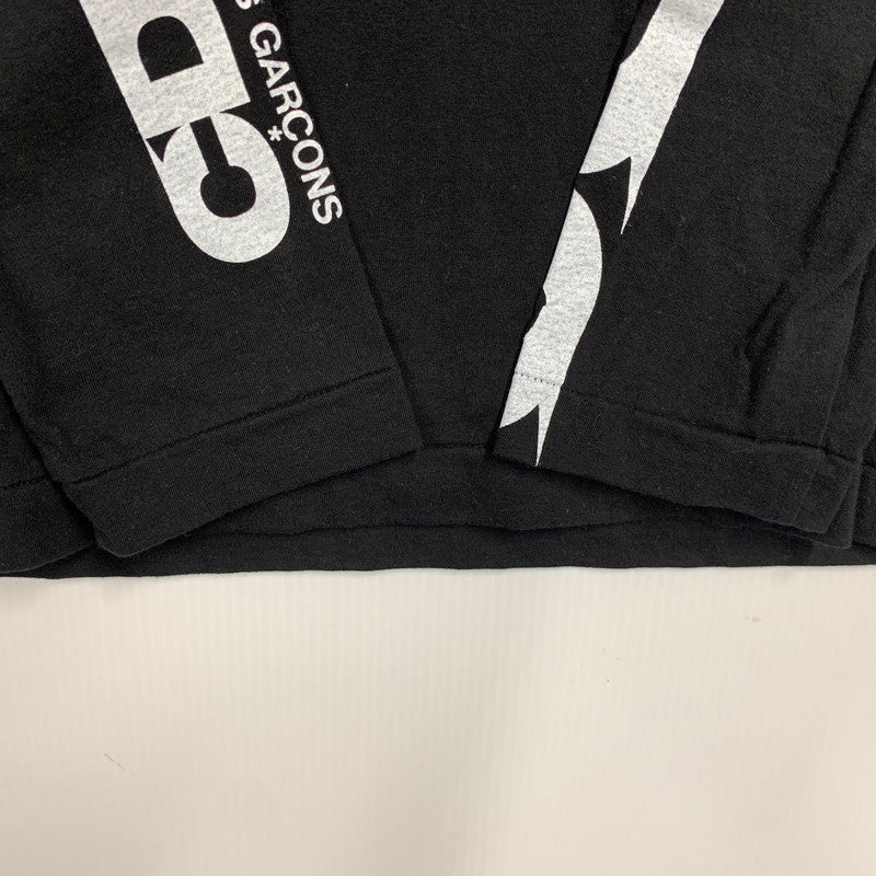 【中古品】【メンズ】 COMME DES GARCONS コムデギャルソン CDG SZ-T007 AD2023 ARM LOGO PRINT アーム ロゴ プリント L S TEE ロングスリーブ Tシャツ トップス 長袖 140-260521-ya-15-izu サイズ：L カラー：ブラック 万代Net店