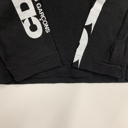 【中古品】【メンズ】 COMME DES GARCONS コムデギャルソン CDG SZ-T007 AD2023 ARM LOGO PRINT アーム ロゴ プリント L S TEE ロングスリーブ Tシャツ トップス 長袖 140-260521-ya-15-izu サイズ：L カラー：ブラック 万代Net店