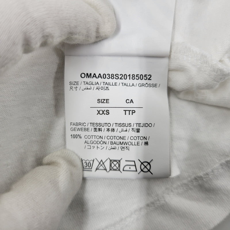 【中古品】【メンズ】 OFF-WHITE オフホワイト × FUTURA フューチュラ FUTURA ATOMS S/S OVER TEE OMAA038S20185052 半袖 Tシャツ トップス 142-260509-as-17-izu サイズ：XXS カラー：ホワイト 万代Net店