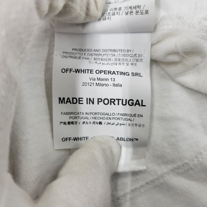 【中古品】【メンズ】 OFF-WHITE オフホワイト × FUTURA フューチュラ FUTURA ATOMS S/S OVER TEE OMAA038S20185052 半袖 Tシャツ トップス 142-260509-as-17-izu サイズ：XXS カラー：ホワイト 万代Net店