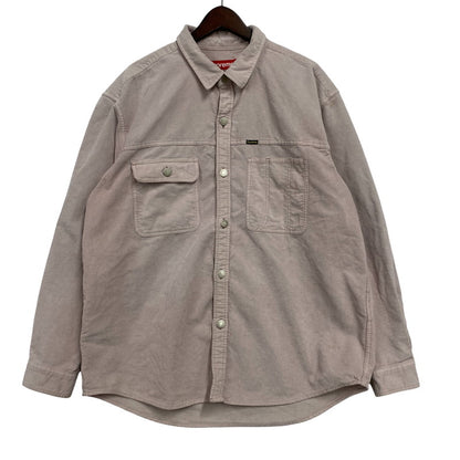 【中古品】【メンズ】 Supreme シュプリーム WASHED CORDUROY SHIRT ウォッシュド コーデュロイ シャツ 長袖 149-260511-as-02-izu サイズ：L カラー：ピンク 万代Net店