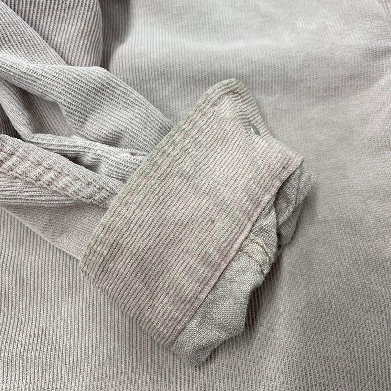【中古品】【メンズ】 Supreme シュプリーム WASHED CORDUROY SHIRT ウォッシュド コーデュロイ シャツ 長袖 149-260511-as-02-izu サイズ：L カラー：ピンク 万代Net店