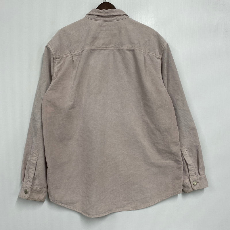 【中古品】【メンズ】 Supreme シュプリーム WASHED CORDUROY SHIRT ウォッシュド コーデュロイ シャツ 長袖 149-260511-as-02-izu サイズ：L カラー：ピンク 万代Net店