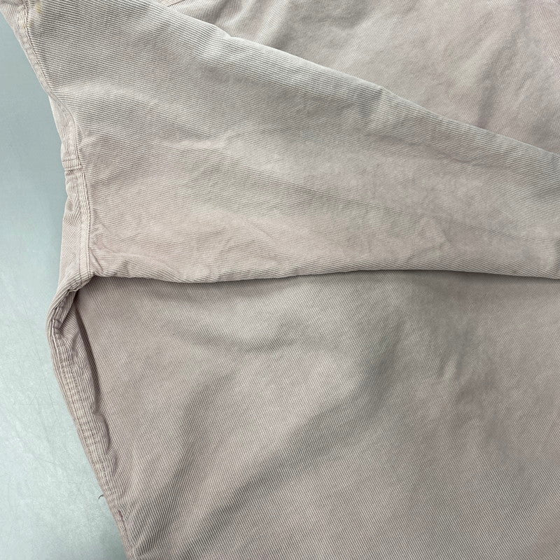 【中古品】【メンズ】 Supreme シュプリーム WASHED CORDUROY SHIRT ウォッシュド コーデュロイ シャツ 長袖 149-260511-as-02-izu サイズ：L カラー：ピンク 万代Net店