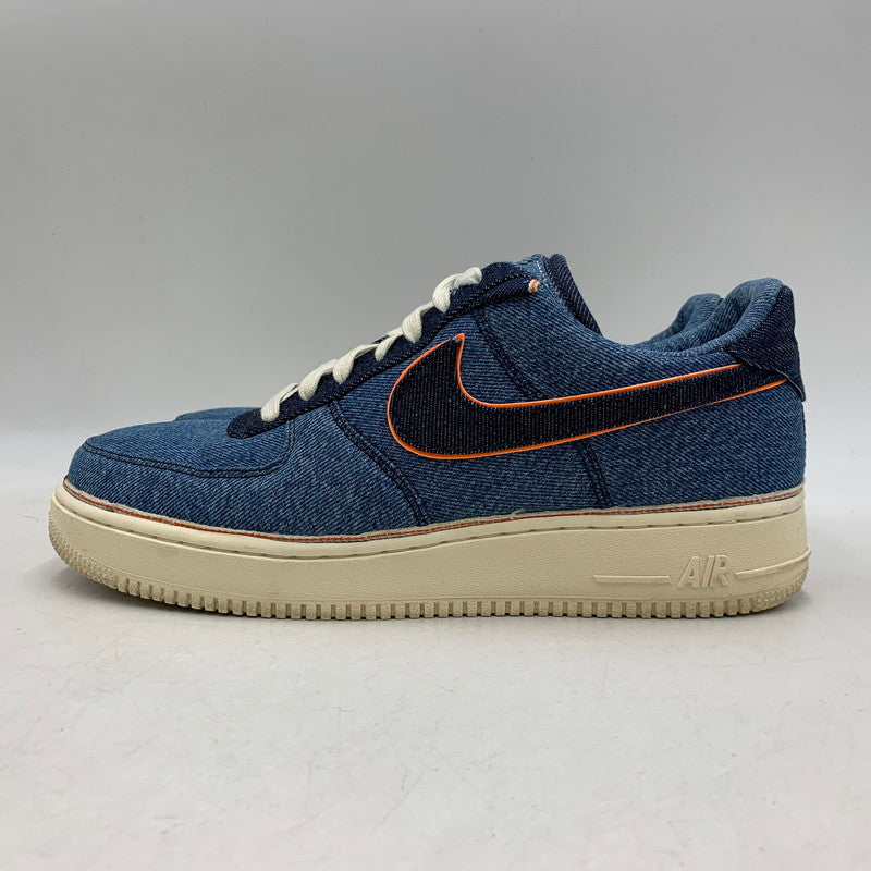 【中古品】【メンズ】 NIKE ナイキ × 3×1 スリーバイワン AIR FORCE 1 '07 PRM 905345-403 エアフォース 1 '07 プレミアム スニーカー シューズ 靴 160-260511-as-06-izu サイズ：28.5cm カラー：STONEWASH BLUE/DARK OBSIDIAN 万代Net店