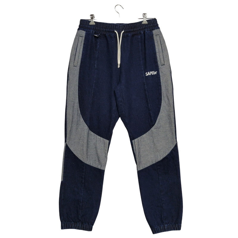 【中古品】【メンズ】 SAPEUR サプール DENIM TRACK PANTS デニム トラック パンツ ズボン ボトムス 153-260510-ya-06-izu サイズ：XXL カラー：インディゴブルー 万代Net店