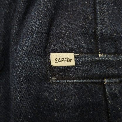【中古品】【メンズ】 SAPEUR サプール DENIM TRACK PANTS デニム トラック パンツ ズボン ボトムス 153-260510-ya-06-izu サイズ：XXL カラー：インディゴブルー 万代Net店