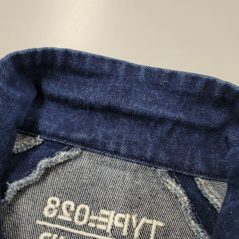 【中古品】【メンズ】 SAPEUR サプール DENIM COACH JACKET デニムコーチジャケット アウター 142-260509-as-16-izu サイズ：XL カラー：インディゴ 万代Net店