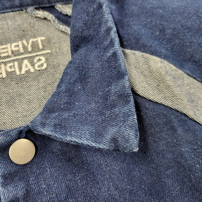 【中古品】【メンズ】 SAPEUR サプール DENIM COACH JACKET デニムコーチジャケット アウター 142-260509-as-16-izu サイズ：XL カラー：インディゴ 万代Net店