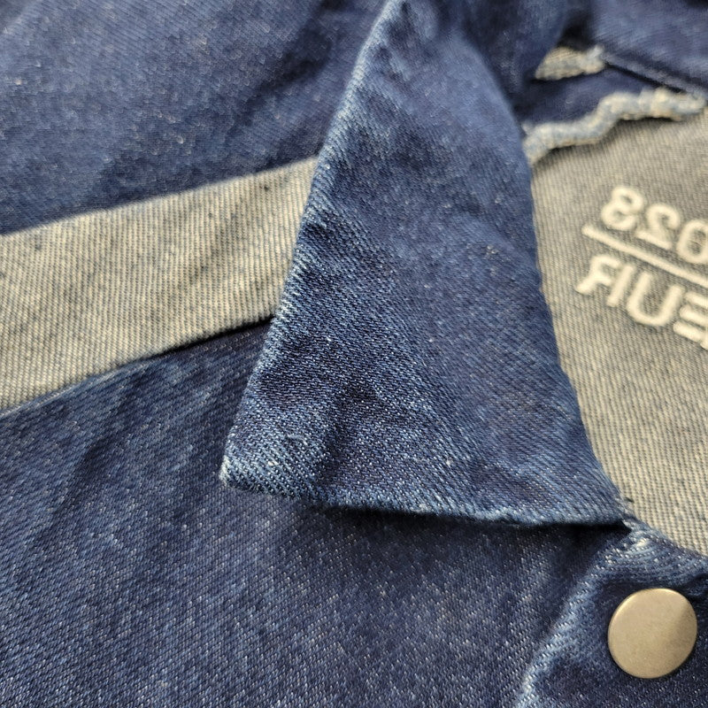 【中古品】【メンズ】 SAPEUR サプール DENIM COACH JACKET デニムコーチジャケット アウター 142-260509-as-16-izu サイズ：XL カラー：インディゴ 万代Net店
