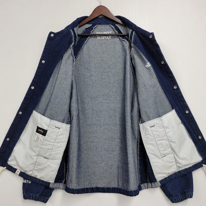 【中古品】【メンズ】 SAPEUR サプール DENIM COACH JACKET デニムコーチジャケット アウター 142-260509-as-16-izu サイズ：XL カラー：インディゴ 万代Net店