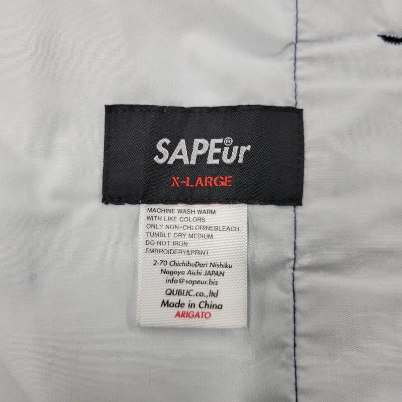 【中古品】【メンズ】 SAPEUR サプール DENIM COACH JACKET デニムコーチジャケット アウター 142-260509-as-16-izu サイズ：XL カラー：インディゴ 万代Net店