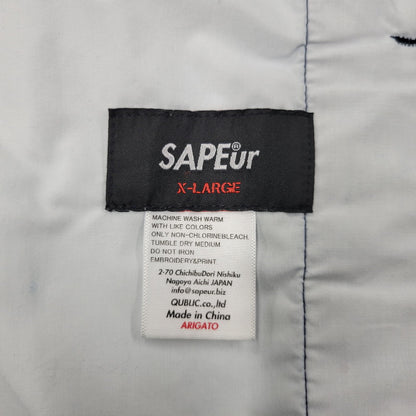 【中古品】【メンズ】 SAPEUR サプール DENIM COACH JACKET デニムコーチジャケット アウター 142-260509-as-16-izu サイズ：XL カラー：インディゴ 万代Net店
