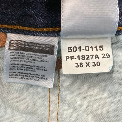 【中古品】【メンズ】 LEVI'S リーバイス 00501-0115 501 DENIM PANTS デニム パンツ ズボン ボトムス 158-260521-ya-16-izu サイズ：38×30 カラー：インディゴ 万代Net店
