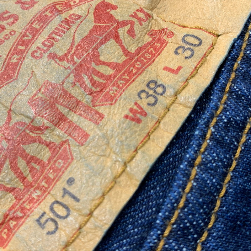 【中古品】【メンズ】 LEVI'S リーバイス 00501-0115 501 DENIM PANTS デニム パンツ ズボン ボトムス 158-260521-ya-16-izu サイズ：38×30 カラー：インディゴ 万代Net店
