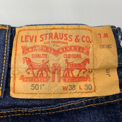 【中古品】【メンズ】 LEVI'S リーバイス 00501-0115 501 DENIM PANTS デニム パンツ ズボン ボトムス 158-260521-ya-16-izu サイズ：38×30 カラー：インディゴ 万代Net店