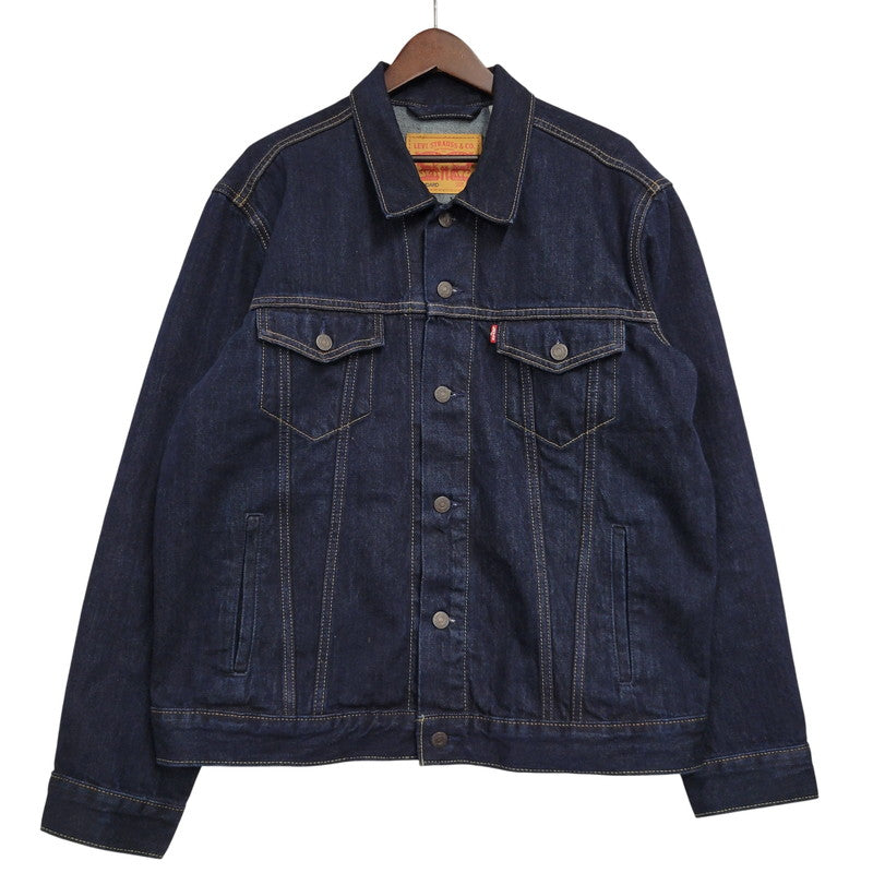 【中古品】【メンズ】 LEVI'S PREMIUM リーバイスプレミアム A3174-0030 TYPE1 RELAXED DENIM TRACKER JACKET タイプワン リラックス デニム トラッカー ジャケット アウター 147-260509-cs-34-izu サイズ：L カラー：インディゴ 万代Net店
