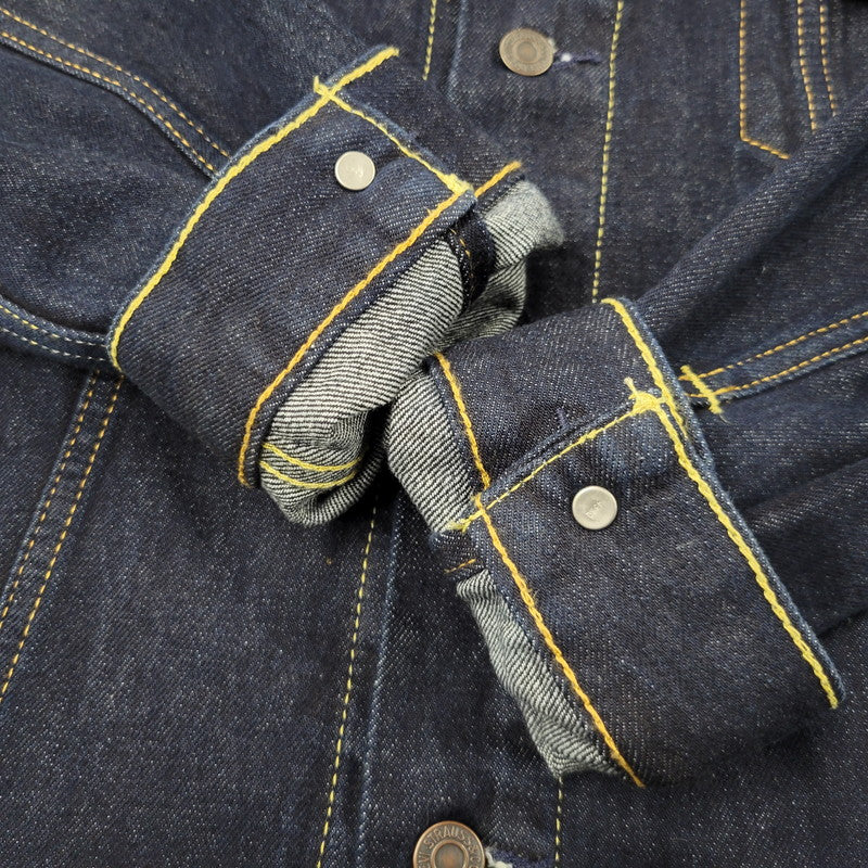 【中古品】【メンズ】 LEVI'S PREMIUM リーバイスプレミアム A3174-0030 TYPE1 RELAXED DENIM TRACKER JACKET タイプワン リラックス デニム トラッカー ジャケット アウター 147-260509-cs-34-izu サイズ：L カラー：インディゴ 万代Net店