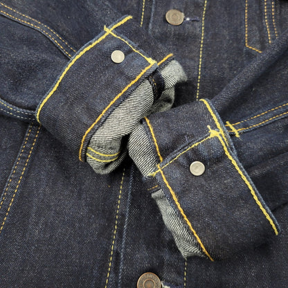 【中古品】【メンズ】 LEVI'S PREMIUM リーバイスプレミアム A3174-0030 TYPE1 RELAXED DENIM TRACKER JACKET タイプワン リラックス デニム トラッカー ジャケット アウター 147-260509-cs-34-izu サイズ：L カラー：インディゴ 万代Net店