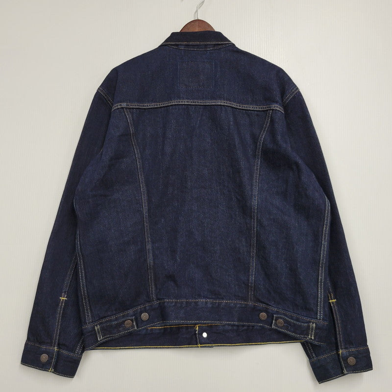 【中古品】【メンズ】 LEVI'S PREMIUM リーバイスプレミアム A3174-0030 TYPE1 RELAXED DENIM TRACKER JACKET タイプワン リラックス デニム トラッカー ジャケット アウター 147-260509-cs-34-izu サイズ：L カラー：インディゴ 万代Net店