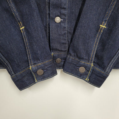 【中古品】【メンズ】 LEVI'S PREMIUM リーバイスプレミアム A3174-0030 TYPE1 RELAXED DENIM TRACKER JACKET タイプワン リラックス デニム トラッカー ジャケット アウター 147-260509-cs-34-izu サイズ：L カラー：インディゴ 万代Net店