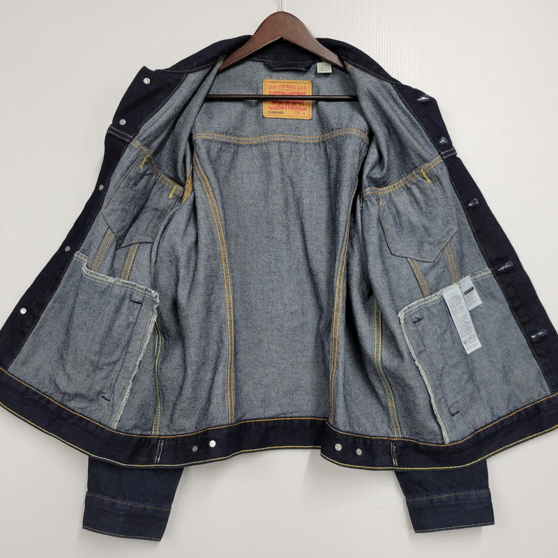 【中古品】【メンズ】 LEVI'S PREMIUM リーバイスプレミアム A3174-0030 TYPE1 RELAXED DENIM TRACKER JACKET タイプワン リラックス デニム トラッカー ジャケット アウター 147-260509-cs-34-izu サイズ：L カラー：インディゴ 万代Net店