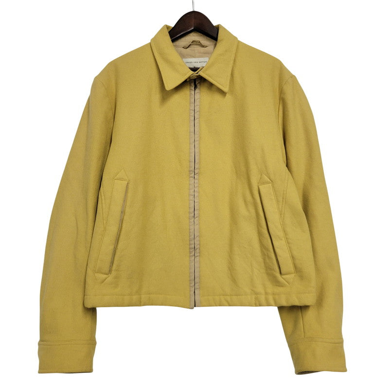 【中古品】【メンズ】 DRIES VAN NOTEN ドリスヴァンノッテン ベルギー製 WOOL JACKET ウール ジャケット アウター 141-260510-ya-02-izu サイズ：下記参照 カラー：イエロー 万代Net店
