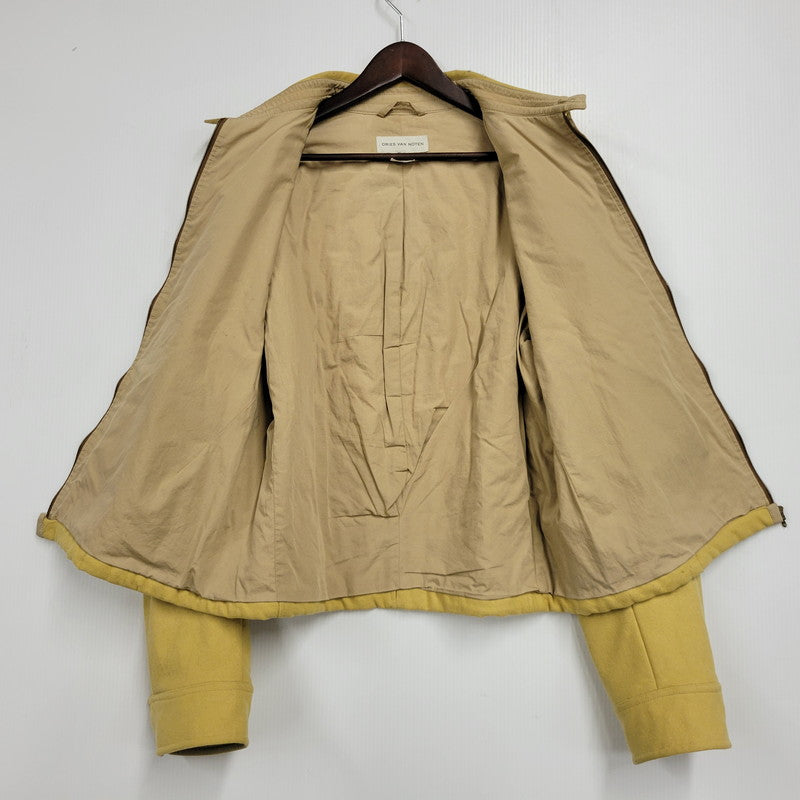 【中古品】【メンズ】 DRIES VAN NOTEN ドリスヴァンノッテン ベルギー製 WOOL JACKET ウール ジャケット アウター 141-260510-ya-02-izu サイズ：下記参照 カラー：イエロー 万代Net店