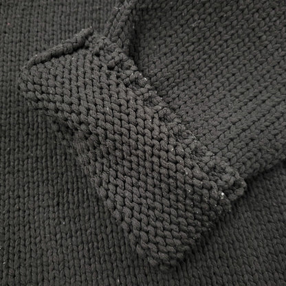 【中古品】【メンズ】 COMME DES GARCONS HOMME PLUS コムデギャルソンオムプリュス PL-N010 23AW CABLE KNIT CARDIGAN ケーブル ニット カーディガン トップス 長袖 140-260510-ya-04-izu サイズ：L カラー：BLACK 万代Net店