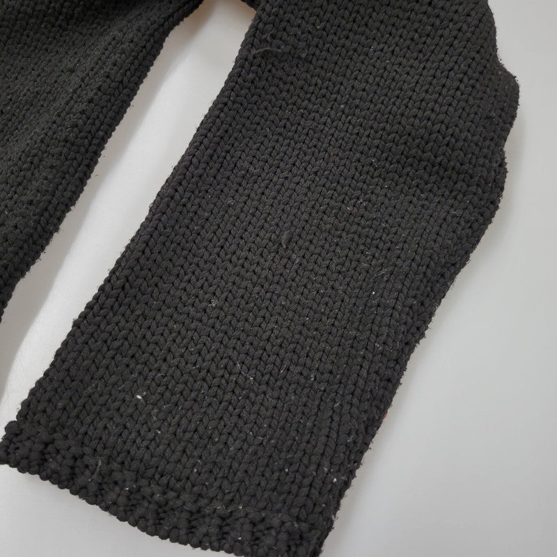 【中古品】【メンズ】 COMME DES GARCONS HOMME PLUS コムデギャルソンオムプリュス PL-N010 23AW CABLE KNIT CARDIGAN ケーブル ニット カーディガン トップス 長袖 140-260510-ya-04-izu サイズ：L カラー：BLACK 万代Net店
