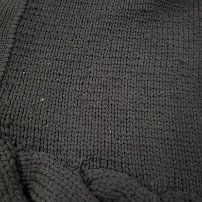 【中古品】【メンズ】 COMME DES GARCONS HOMME PLUS コムデギャルソンオムプリュス PL-N010 23AW CABLE KNIT CARDIGAN ケーブル ニット カーディガン トップス 長袖 140-260510-ya-04-izu サイズ：L カラー：BLACK 万代Net店