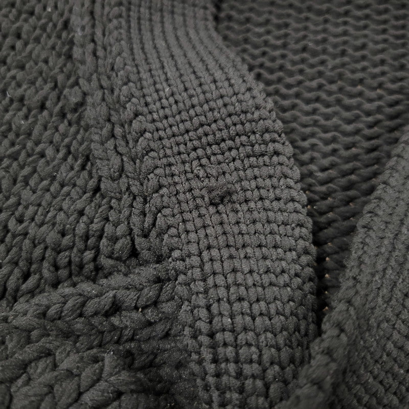【中古品】【メンズ】 COMME DES GARCONS HOMME PLUS コムデギャルソンオムプリュス PL-N010 23AW CABLE KNIT CARDIGAN ケーブル ニット カーディガン トップス 長袖 140-260510-ya-04-izu サイズ：L カラー：BLACK 万代Net店