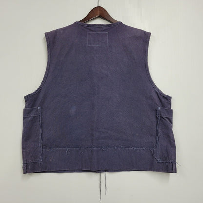 【中古品】【メンズ】 CAMIEL FORTGENS カミエルフォートヘンス 017 SNAP VEST スナップ ベスト 141-260509-cs-31-izu サイズ：L カラー：ネイビー系 万代Net店