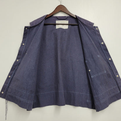 【中古品】【メンズ】 CAMIEL FORTGENS カミエルフォートヘンス 017 SNAP VEST スナップ ベスト 141-260509-cs-31-izu サイズ：L カラー：ネイビー系 万代Net店