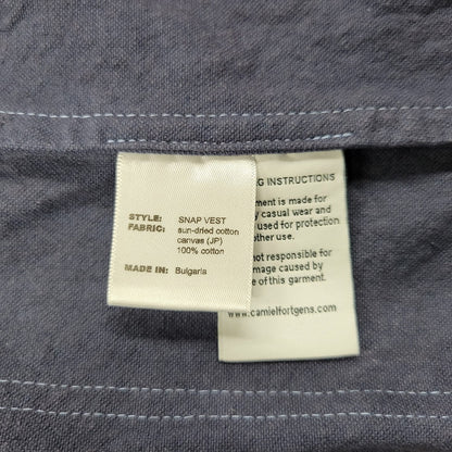 【中古品】【メンズ】 CAMIEL FORTGENS カミエルフォートヘンス 017 SNAP VEST スナップ ベスト 141-260509-cs-31-izu サイズ：L カラー：ネイビー系 万代Net店