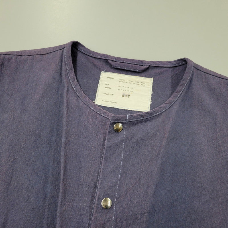 【中古品】【メンズ】 CAMIEL FORTGENS カミエルフォートヘンス 017 SNAP VEST スナップ ベスト 141-260509-cs-31-izu サイズ：L カラー：ネイビー系 万代Net店