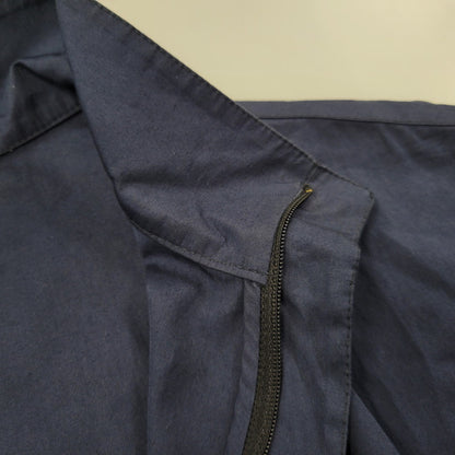 【中古品】【メンズ】 PRADA SPORTS プラダスポーツ HALF ZIP S/S SHIRT ハーフジップ ショートスリーブ シャツ イタリア製 141-260509-as-20-izu サイズ：L カラー：ネイビー 万代Net店