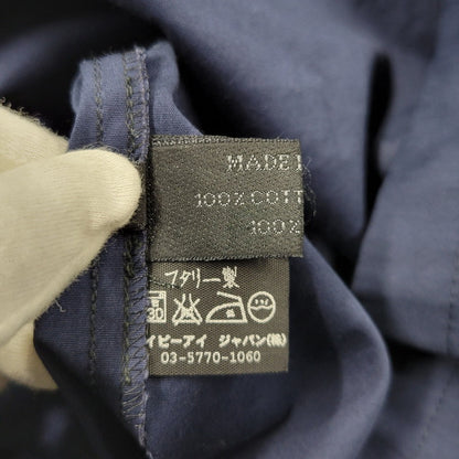 【中古品】【メンズ】 PRADA SPORTS プラダスポーツ HALF ZIP S/S SHIRT ハーフジップ ショートスリーブ シャツ イタリア製 141-260509-as-20-izu サイズ：L カラー：ネイビー 万代Net店