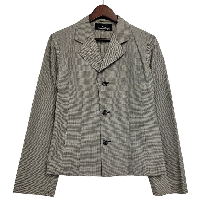 【中古品】【レディース】 tricot COMME des GARCONS トリココムデギャルソン WOOL TAILORED JACKET ウール テーラードジャケット 168-260509-as-15-izu カラー：グレー 万代Net店