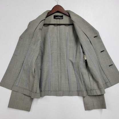 【中古品】【レディース】 tricot COMME des GARCONS トリココムデギャルソン WOOL TAILORED JACKET ウール テーラードジャケット 168-260509-as-15-izu カラー：グレー 万代Net店