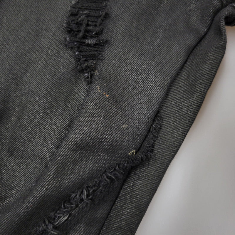 【中古品】【メンズ】 GUAPI グアピ AVIATION CLASP DENIM アビエーション クラスプ デニム ズボン ボトムス 153-260510-ya-05-izu サイズ：32 カラー：BLACK 万代Net店