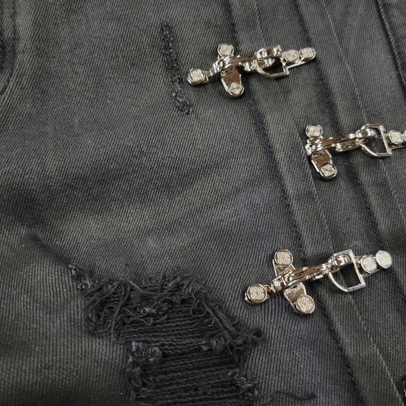 【中古品】【メンズ】 GUAPI グアピ AVIATION CLASP DENIM アビエーション クラスプ デニム ズボン ボトムス 153-260510-ya-05-izu サイズ：32 カラー：BLACK 万代Net店