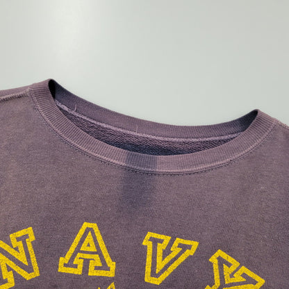 【現状渡し品】【メンズ】 VINTAGE 推定60’S NAVY ANNAPOLIS SWEAT SHIRT ネイビー アナポリス スウェット シャツ トップス 長袖 146-260511-cs-12-izu サイズ：不明 万代Net店